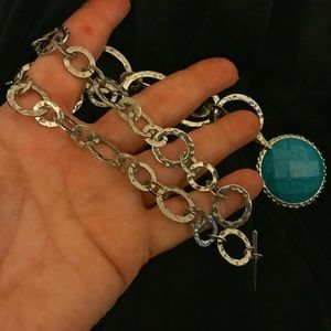 2 in 1 Necklace w/ Reversible pendant